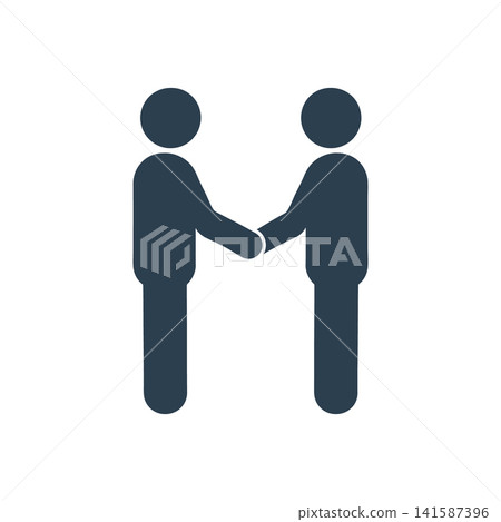 Handshake agreement icon Handshake agreement icon 141587396