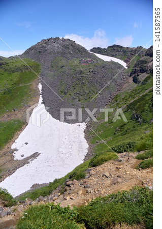 鳥海岳(從伏見岳看得到的真山山頂,外緣的一部分) 鳥海岳(從伏見岳看得到的真山山頂,外緣的一部分) 141587565