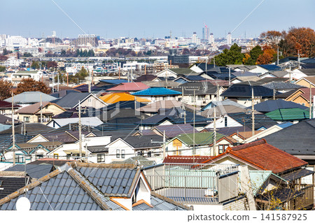 [東京都日野市] 郊區住宅區的景色 141587925