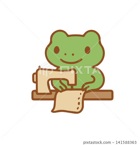 cute frog as a tailor cute frog as a tailor 141588363