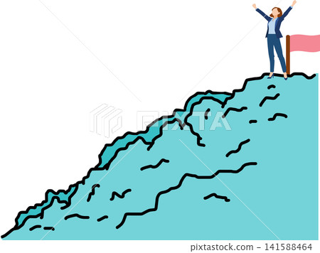 Illustration of a roadmap to achieving your goals Illustration of a roadmap to achieving your goals 141588464