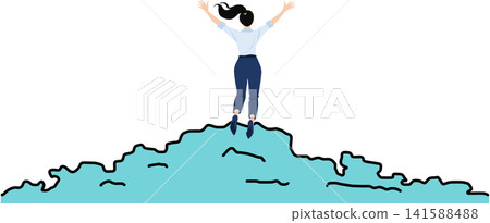 Illustration of a roadmap to achieving your goals Illustration of a roadmap to achieving your goals 141588488