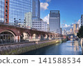 The brick building beneath the railway tracks visible from Manseibashi Bridge: Marché Ecute Kanda Manseibashi 141588534