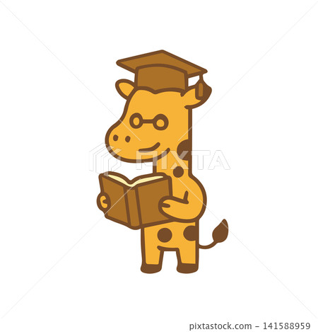 cute giraffe as a professor cute giraffe as a professor 141588959