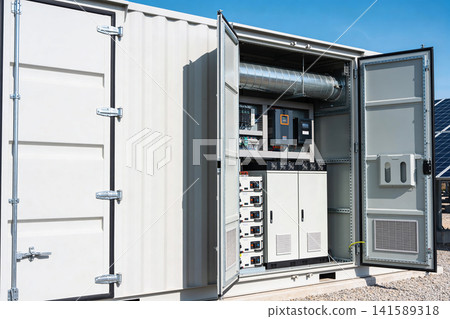 Containerized energy storage system with advanced electrical components and ventilation Containerized energy storage system with advanced electrical components and ventilation 141589318