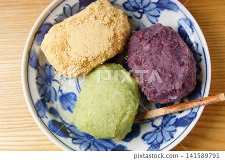 三色萩(日式甜點) 三色萩(日式甜點) 141589791