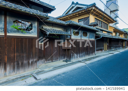 岡山縣高橋市本町街街景 岡山縣高橋市本町街街景 141589941