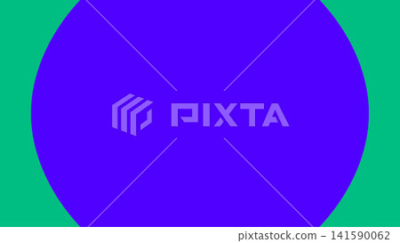 Abstract geometric design featuring a large purple circle centered on a green background, creating a bold and vibrant visual contrast in a minimalist style Abstract geometric design featuring a large purple circle centered on a green background, creating a bold and vibrant visual contrast in a minimalist style 141590062