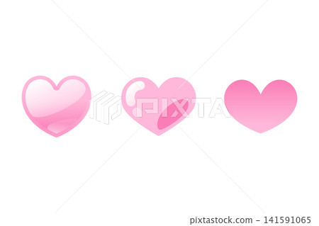 Plump and glossy heart mark Plump and glossy heart mark 141591065