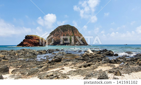 Scenic View of Volcanic Rock Formations at Hon Yen in Phu Yen Province, Vietnam. Scenic View of Volcanic Rock Formations at Hon Yen in Phu Yen Province, Vietnam. 141591102