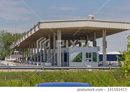 Toll Station at Highway Toll Station at Highway 141591417