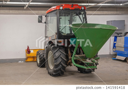 Tractor Salt Spreader Hopper Tractor Salt Spreader Hopper 141591418