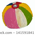 Hand-painted paper balloons 141591841