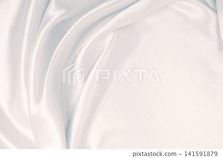 Smooth elegant grey silk or satin luxury cloth as wedding background. Luxurious background design 141591879