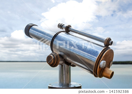 To see far across the Gironde Estuary in France 141592386