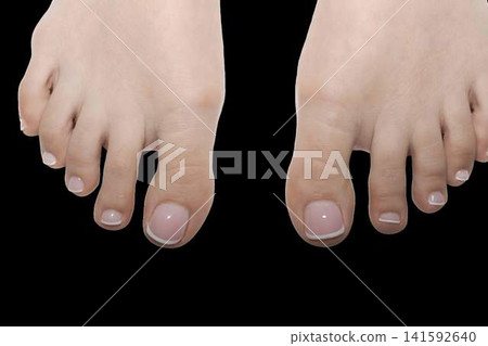 Beautiful female feet with pedicure isolated PNG Beautiful female feet with pedicure isolated PNG 141592640