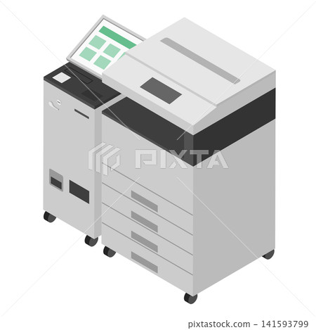 Photocopier/Isometric Photocopier/Isometric 141593799