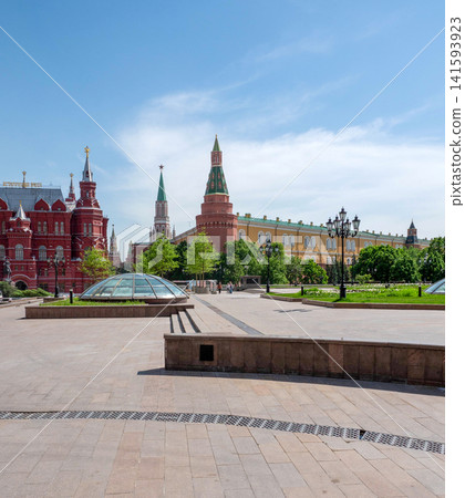 Moscow Russia May 20 2026 View of the State Historical Museum on Red Square on a sunny day Moscow Russia May 20 2026 View of the State Historical Museum on Red Square on a sunny day 141593923