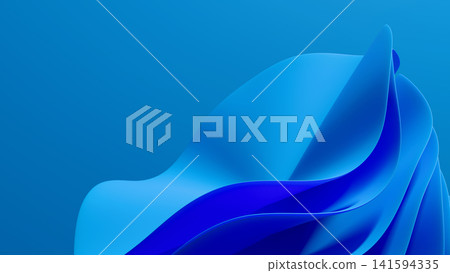 Creative abstract backdrop featuring a detailed composition of undulating fabric rings. Creative abstract backdrop featuring a detailed composition of undulating fabric rings. 141594335
