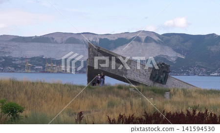 August 22 2025 Monument to the landless soldiers in Novorossiysk Russia commemorating their heroism during World War II. Historic memorial on the Black Sea coast August 22 2025 Monument to the landless soldiers in Novorossiysk Russia commemorating their heroism during World War II. Historic memorial on the Black Sea coast 141594530