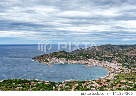 Port de la Selva is a charming fishing village located in the Cap de Creus Natural Park in Catalonia, Spain. Port de la Selva is a charming fishing village located in the Cap de Creus Natural Park in Catalonia, Spain. 141594866