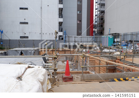 建築施工現場 建築施工現場 141595151