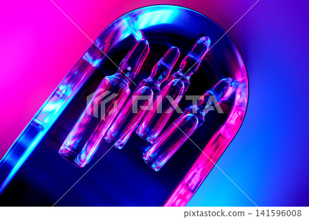 Medical ampoules showing innovation in weight loss research Medical ampoules showing innovation in weight loss research 141596008