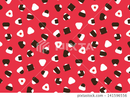 Small, round seaweed rice balls (red) Small, round seaweed rice balls (red) 141596556