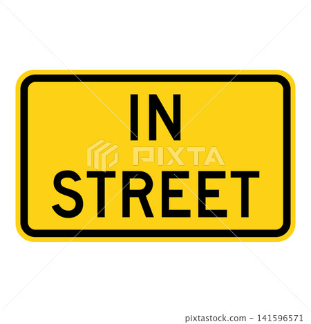 American road signs on the road American road signs on the road 141596571