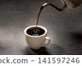 Pour coffee Pour coffee 141597246