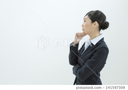 business woman thinking business woman thinking 141597309