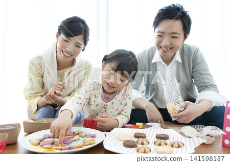 A family that makes sweets A family that makes sweets 141598187