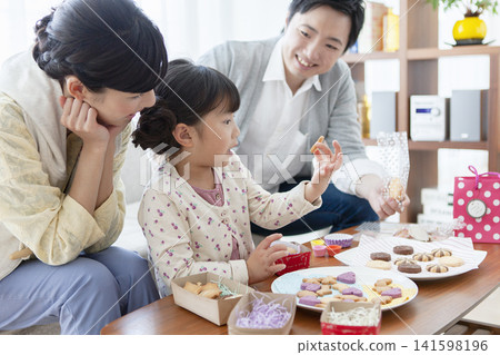 A family that makes sweets A family that makes sweets 141598196