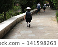 Elementary school students' school road 141598263