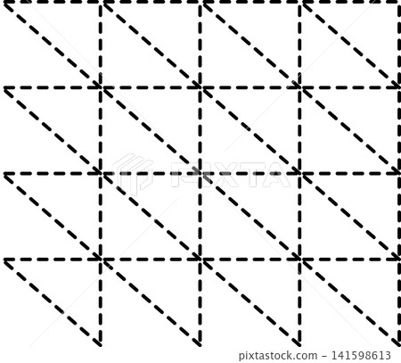 Dashed line geometric Dashed line geometric 141598613
