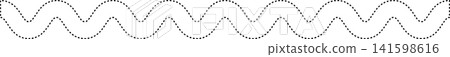 Dashed line geometric Dashed line geometric 141598616