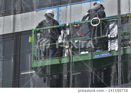 工地、辦公大樓維護、防水施工現場。 141598738