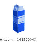 Open milk carton 141599043