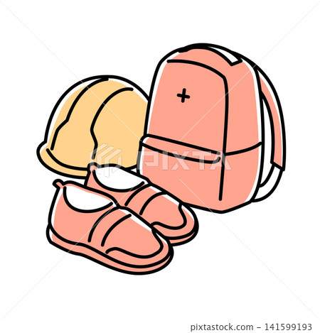 Disaster preparedness backpack, shoes, and helmet (2 colors) Disaster preparedness backpack, shoes, and helmet (2 colors) 141599193
