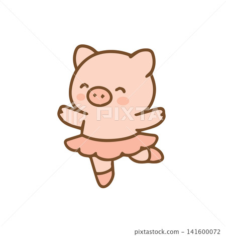 cute pig dancing ballet cute pig dancing ballet 141600072