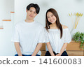 年輕情侶的美麗形象 141600083