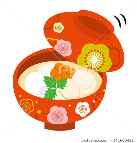Illustration of Ozoni (Kansai style) Illustration of Ozoni (Kansai style) 141600421