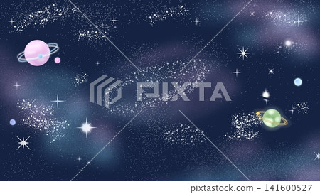 Cute space background illustrations Cute space background illustrations 141600527