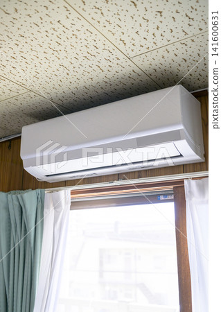 Air conditioner installed in an old house Air conditioner installed in an old house 141600631