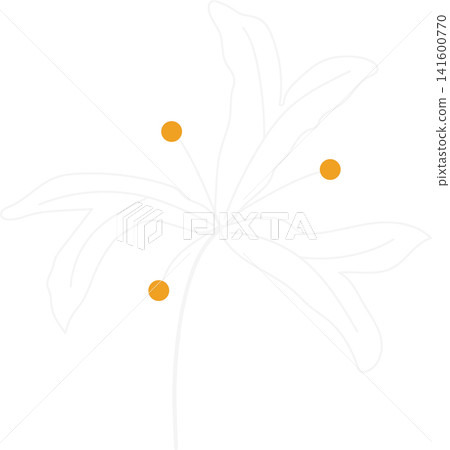 pink lily flower with green stem, delicate bloom beauty floral for spring theme element decoration pink lily flower with green stem, delicate bloom beauty floral for spring theme element decoration 141600770
