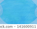 Blue background with a translucent white frame; hand-painted. Blue background with a translucent white frame; hand-painted. 141600911
