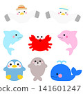一組海洋插畫 141601247