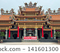 A beautifully decorated temple in southern Taiwan 141601300