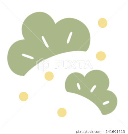 Simple New Year's icon material: Pine Simple New Year's icon material: Pine 141601313