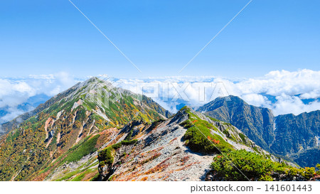 秋季攀登哈里諾基山和蓮華山(哈里諾基山至蓮華山) 秋季攀登哈里諾基山和蓮華山(哈里諾基山至蓮華山) 141601443